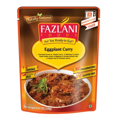Fazlani Foods Ready To Eat - Brinjal Curry, 250 g-1.webp